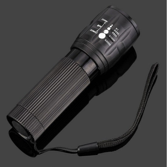 3 Modes Adjustable Outdoor Flashlight