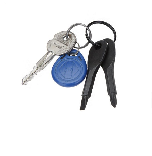 Stainless Steel Keychain Screwdriver