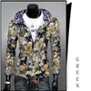 Floral Printed Hooded Jacket