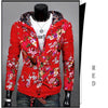 Floral Printed Hooded Jacket